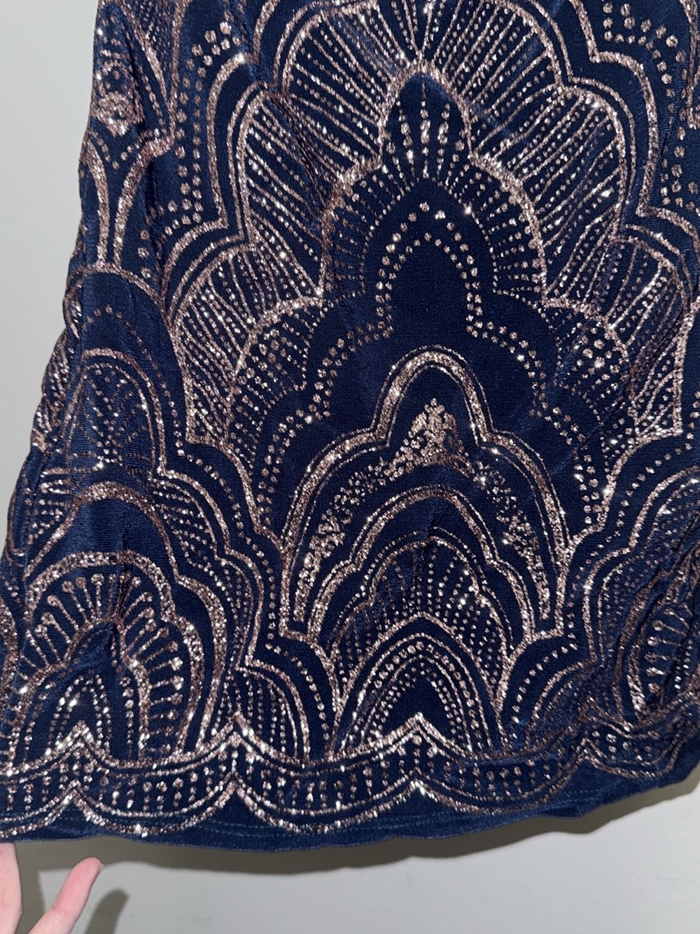 Macy's Black Sequin-Embellished Mini Dress - Picture 2 of 2